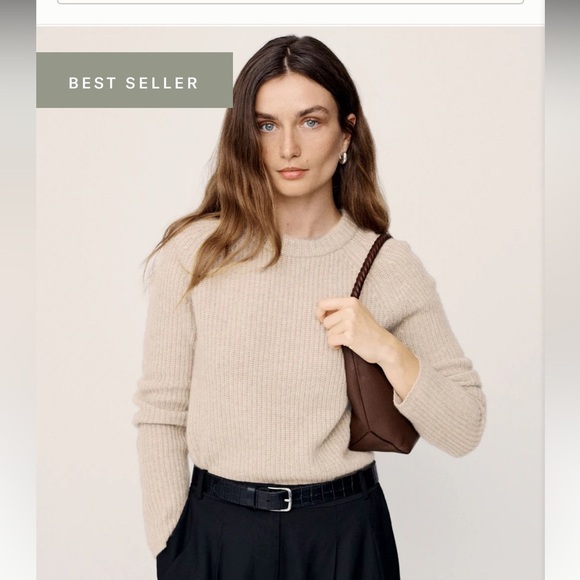 Jenni Kayne NWOT
Fisherman Cashmere Crewneck Sweater Oatmeal Size S - Picture 3 of 11